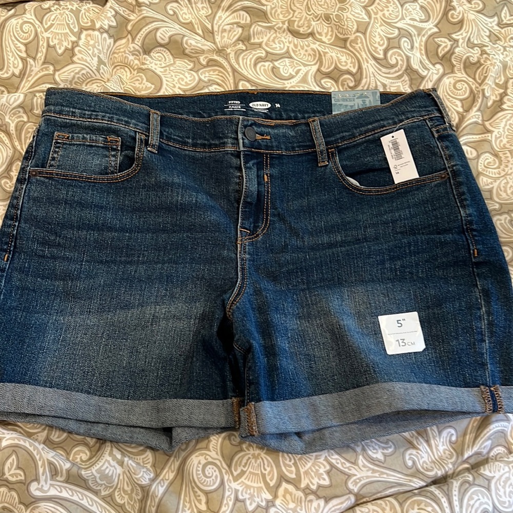 Fit Adjust Denim Shorts